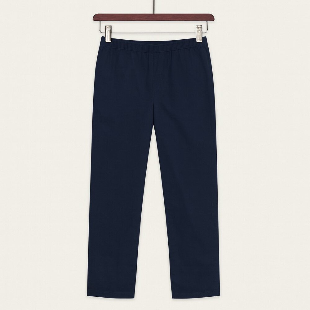 Kids Classic Navy Straight Leg Pants Minimalist Everyday Size 9-10 Lefties